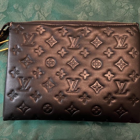 Black Embossed Crossbody Bag